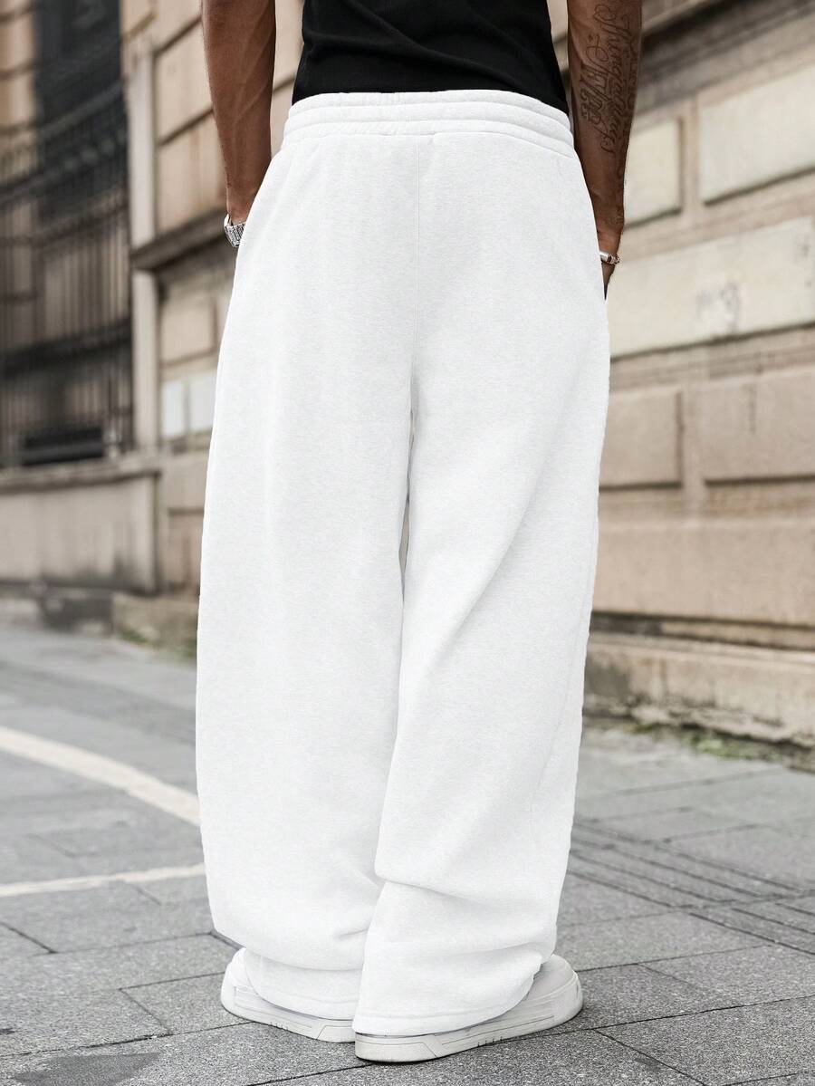 Men's Elastic Waist Strap-Divider Casual Sweatpants