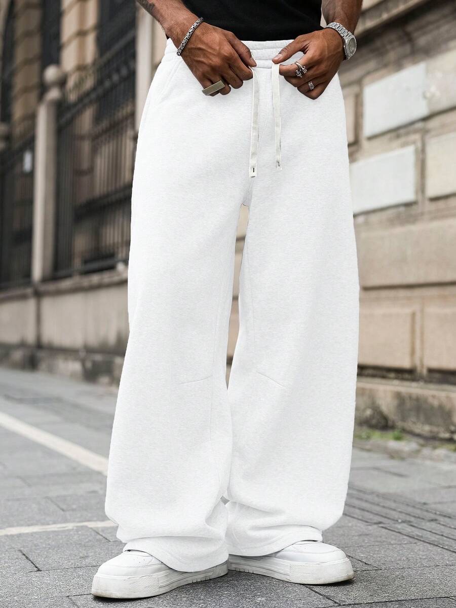 Men's Elastic Waist Strap-Divider Casual Sweatpants