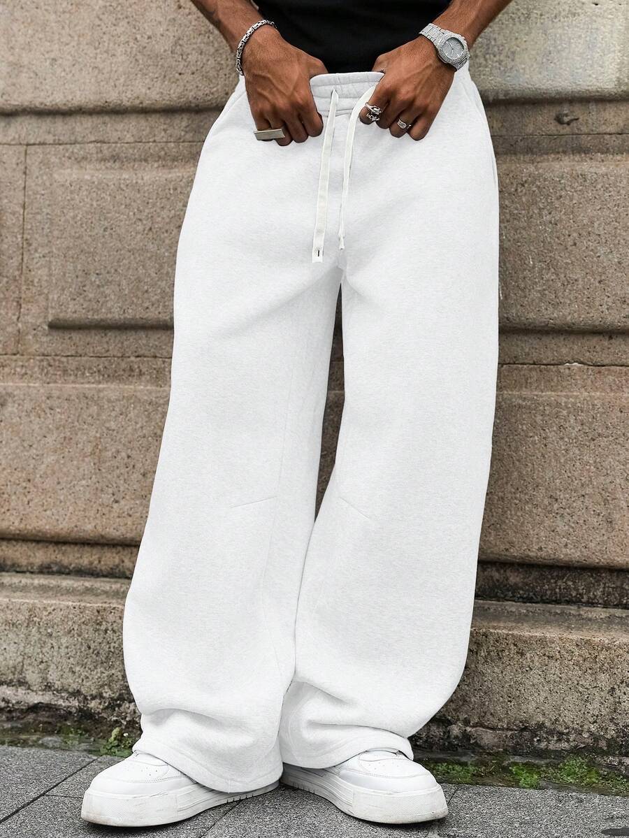 Men's Elastic Waist Strap-Divider Casual Sweatpants