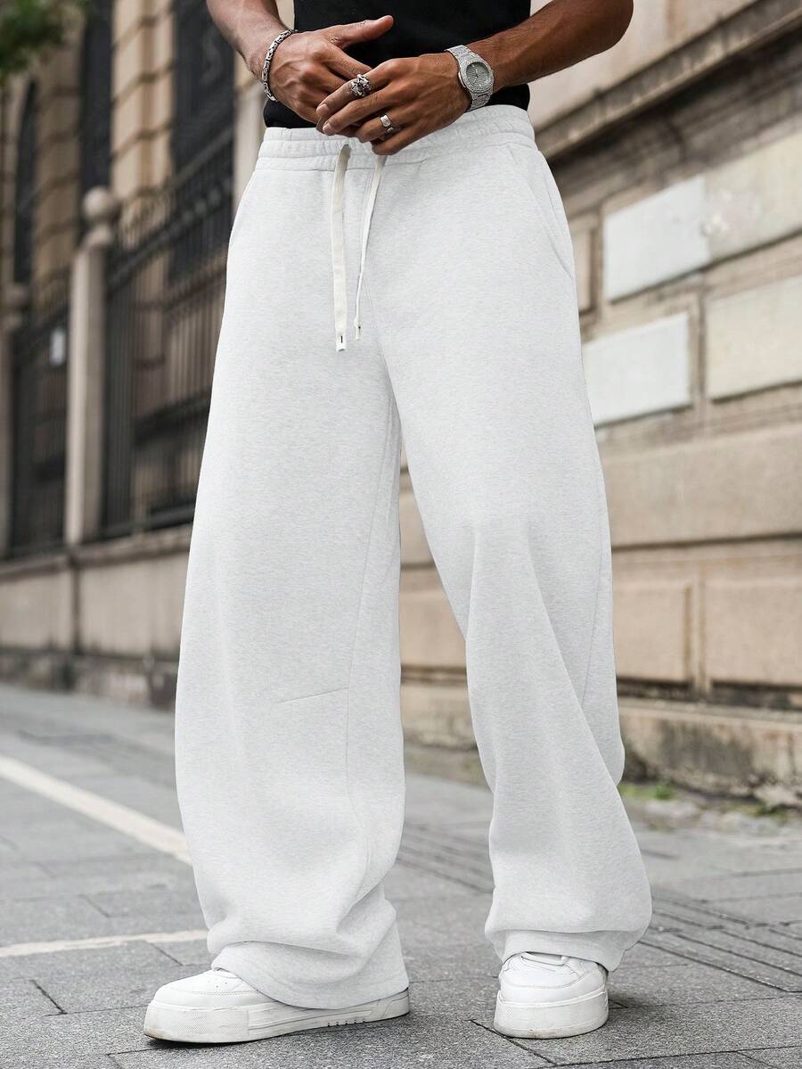 Men's Elastic Waist Strap-Divider Casual Sweatpants