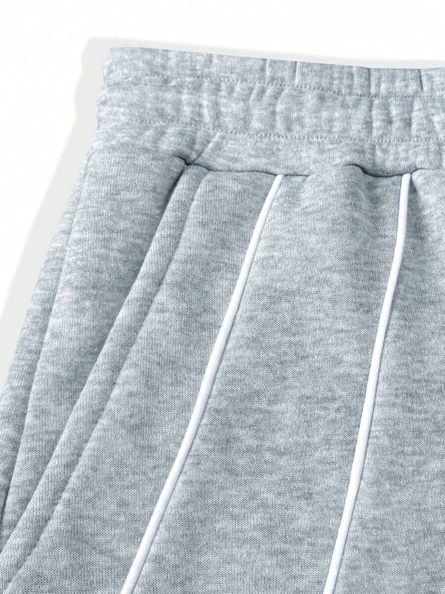 Men's Elastic Waist Strap-Divider Casual Sweatpants