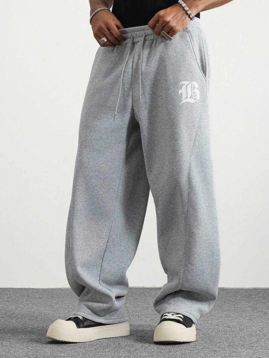 Men's Solid Color Casual Sweatpants