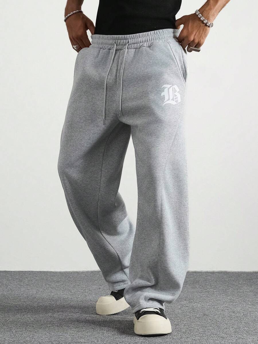 Men's Solid Color Casual Sweatpants