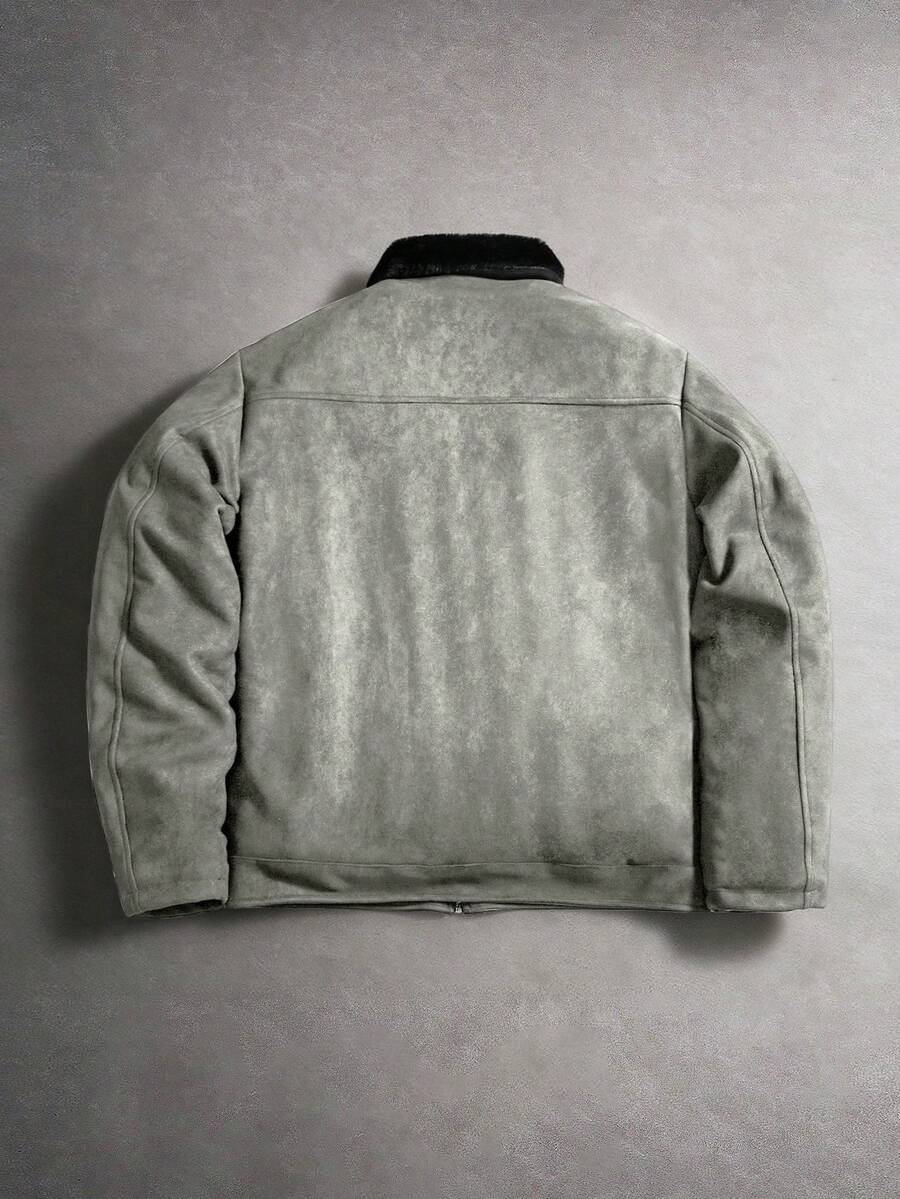 Men's Thermal Lined Turndown Collar Jacket