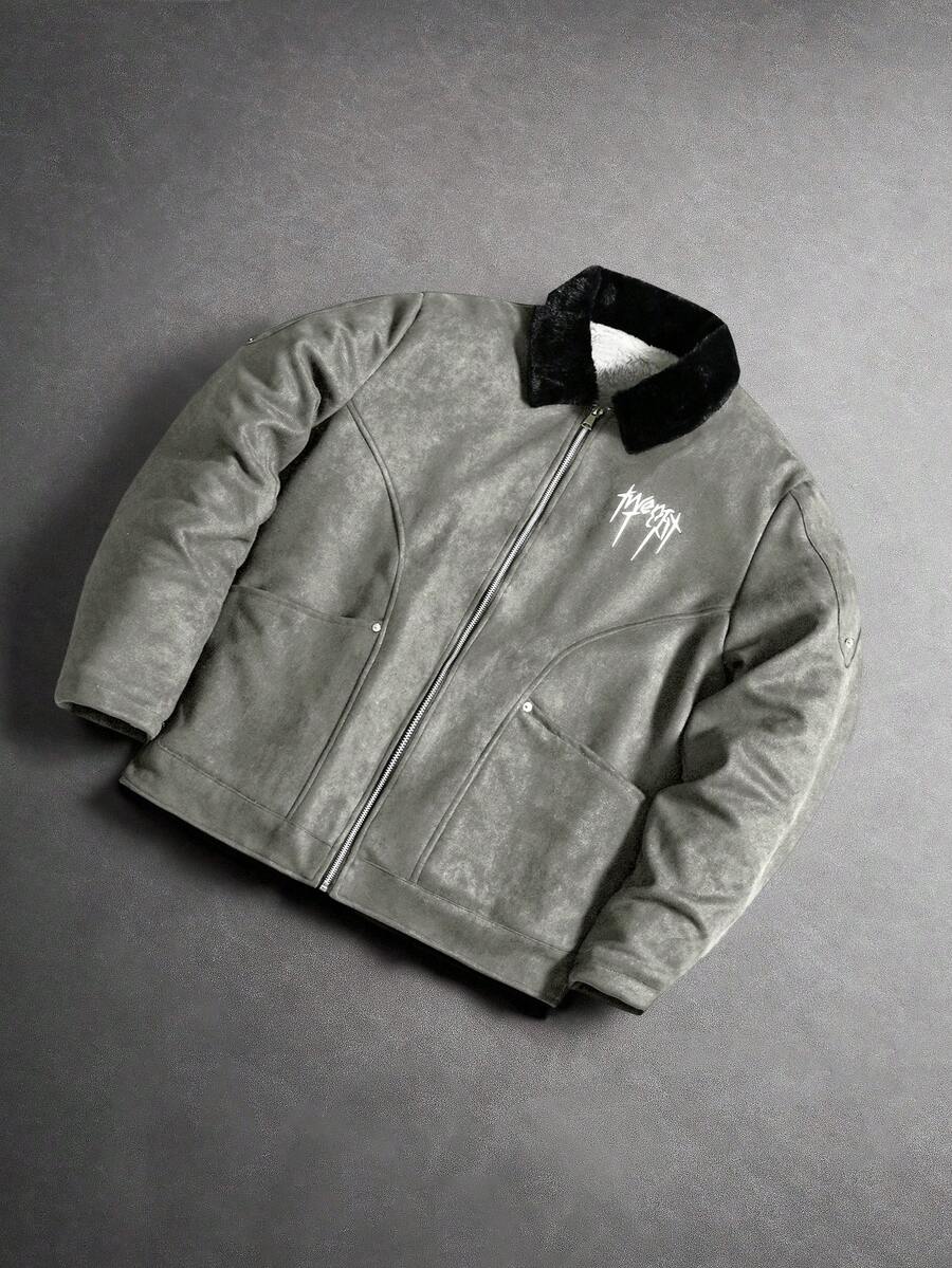 Men's Thermal Lined Turndown Collar Jacket