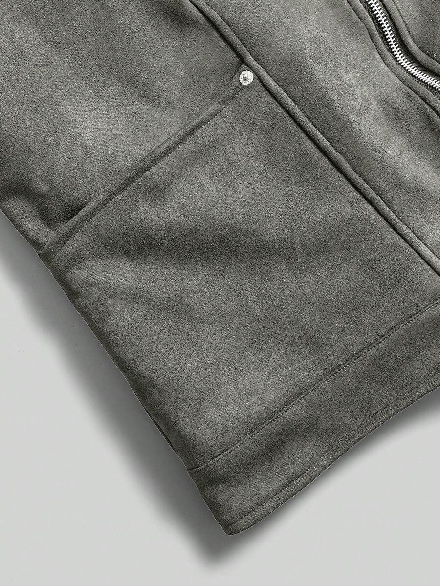 Men's Thermal Lined Turndown Collar Jacket