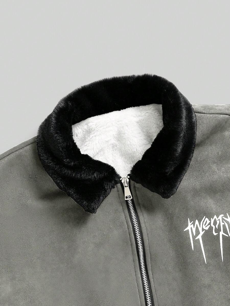 Men's Thermal Lined Turndown Collar Jacket