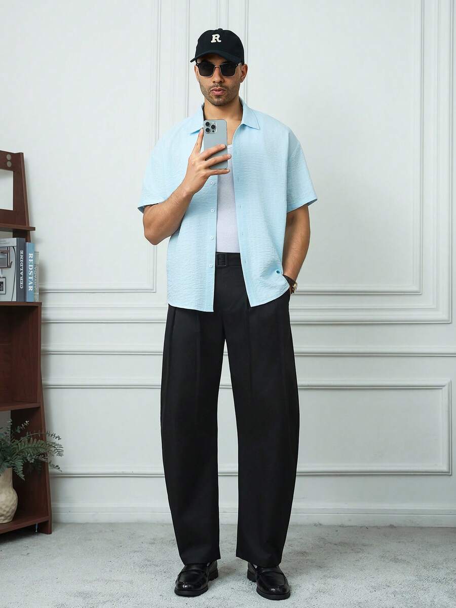 Men's Casual High-Quality Relaxed Fit Trousers