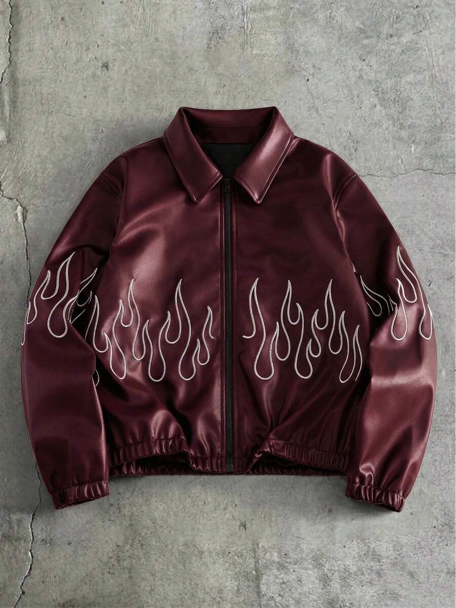 Men Woven Zip Up Jacket