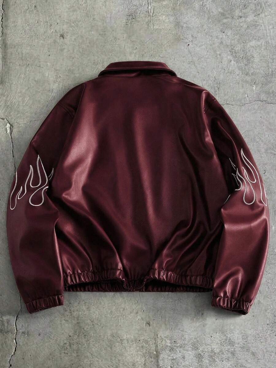 Men Woven Zip Up Jacket