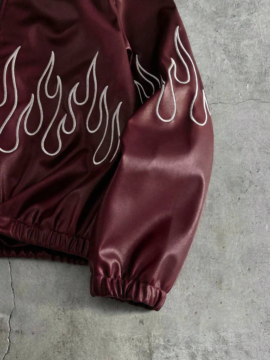 Men Woven Zip Up Jacket