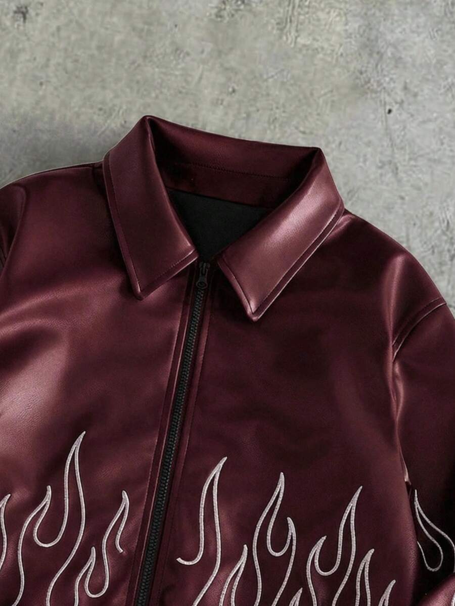Men Woven Zip Up Jacket