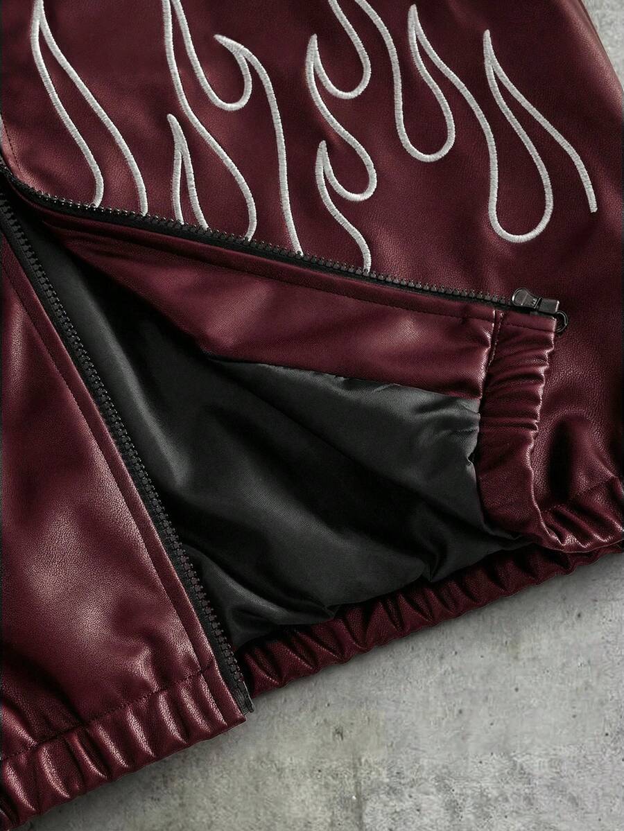 Men Woven Zip Up Jacket