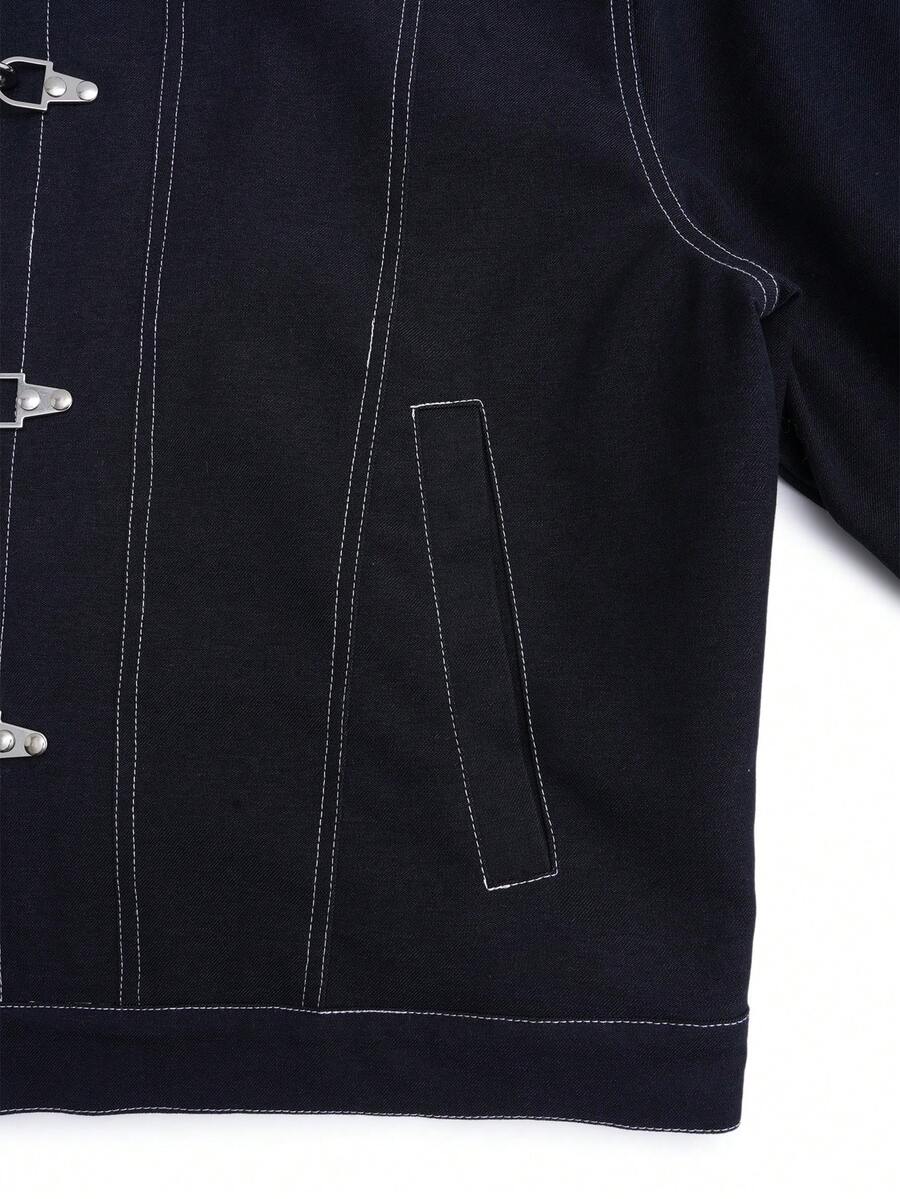 Men Woven Zip Up Jacket