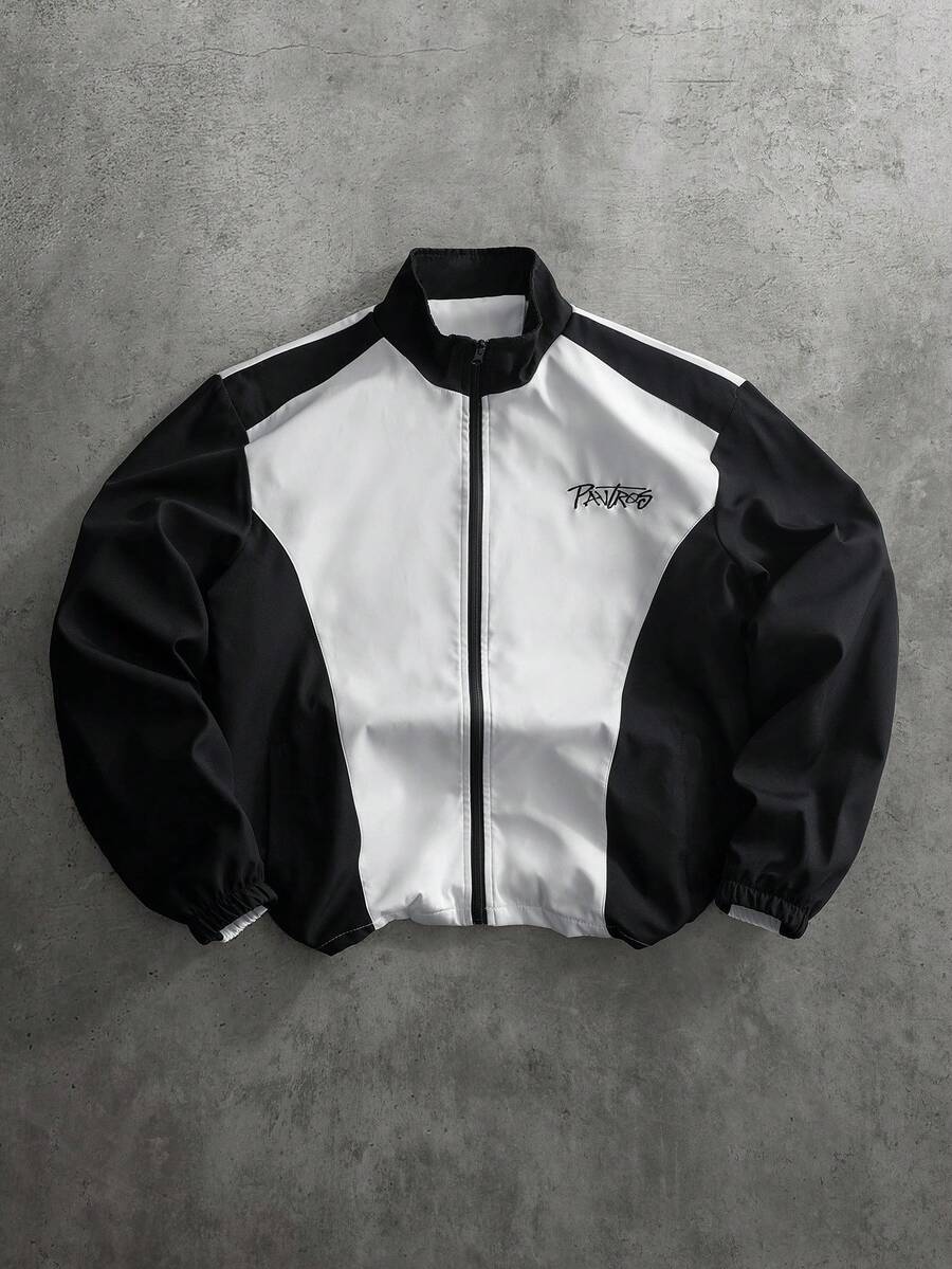 Men's Street Fashion Zip-Up Jacket