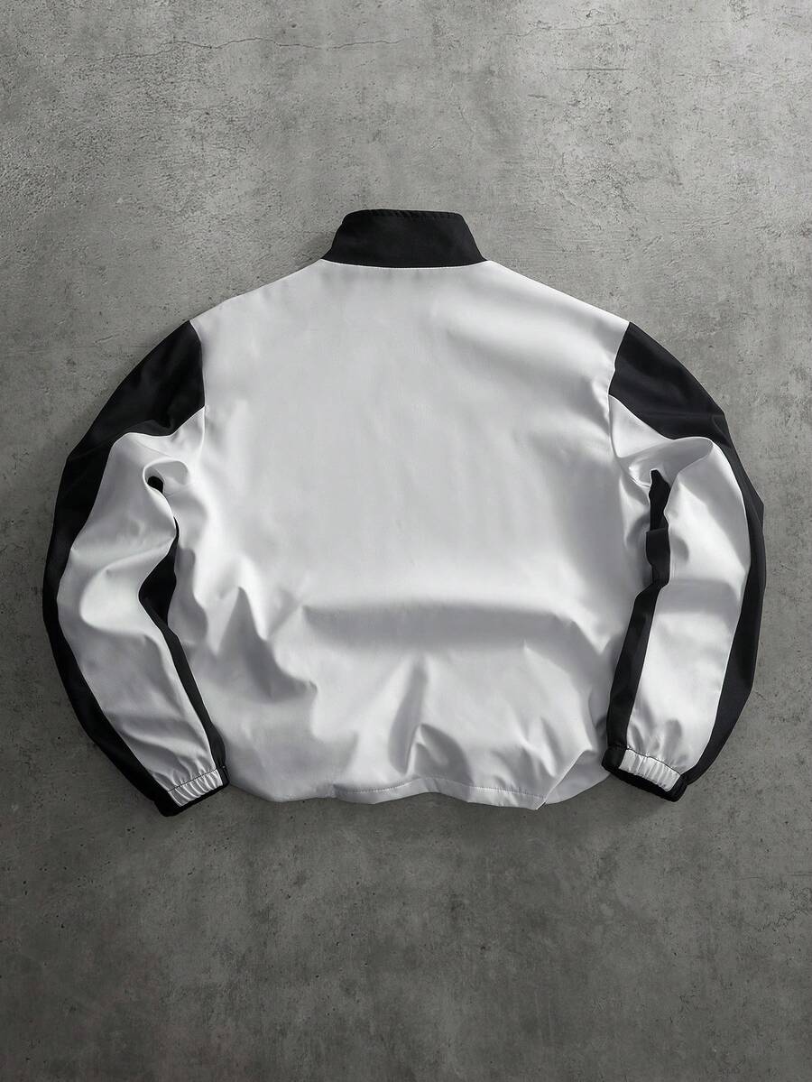 Men's Street Fashion Zip-Up Jacket