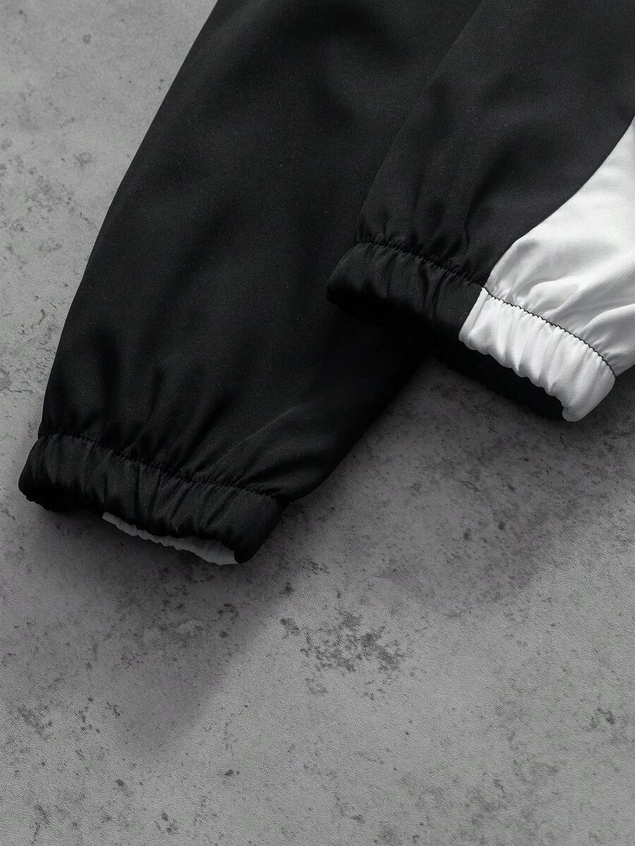 Men's Street Fashion Zip-Up Jacket