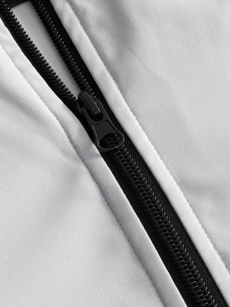 Men's Street Fashion Zip-Up Jacket