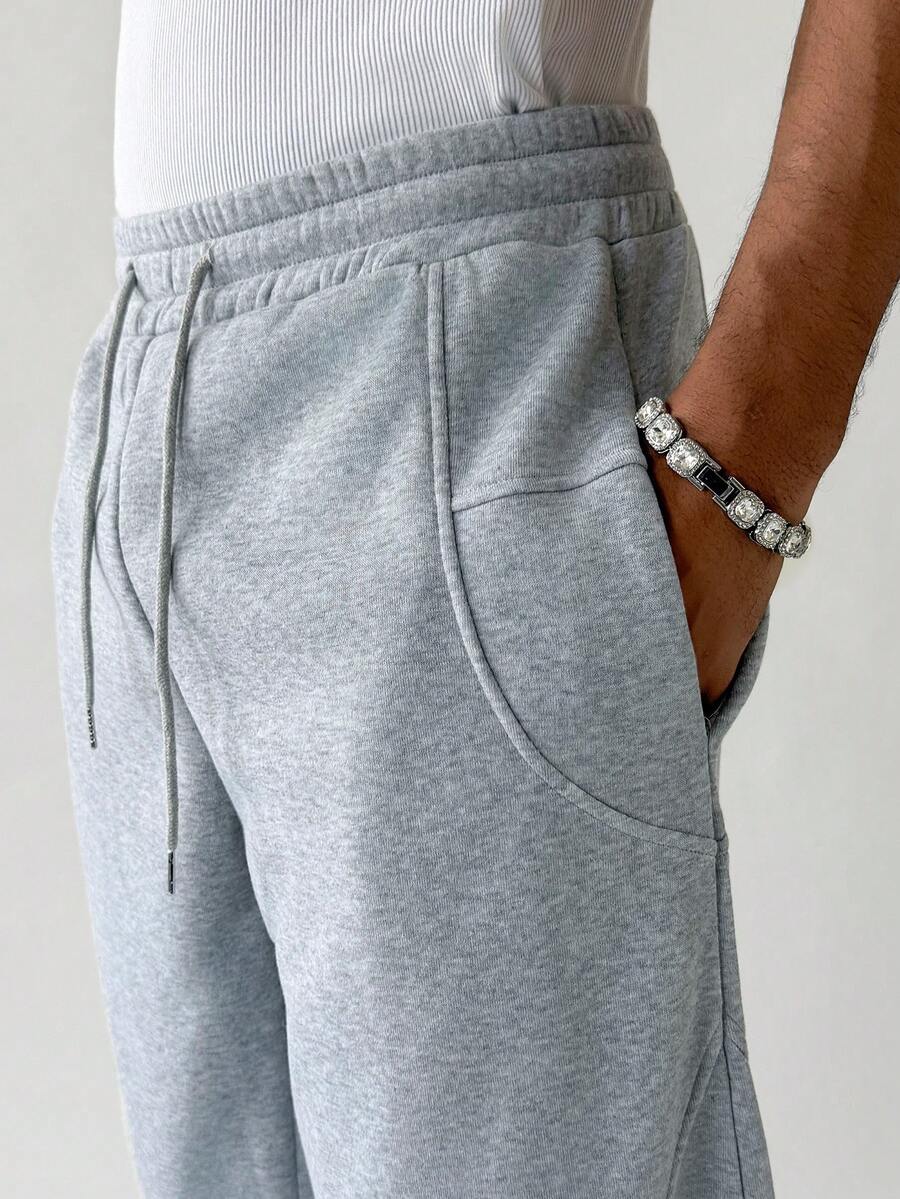 Men's Elastic Waist Strap-Divider Casual Sweatpants