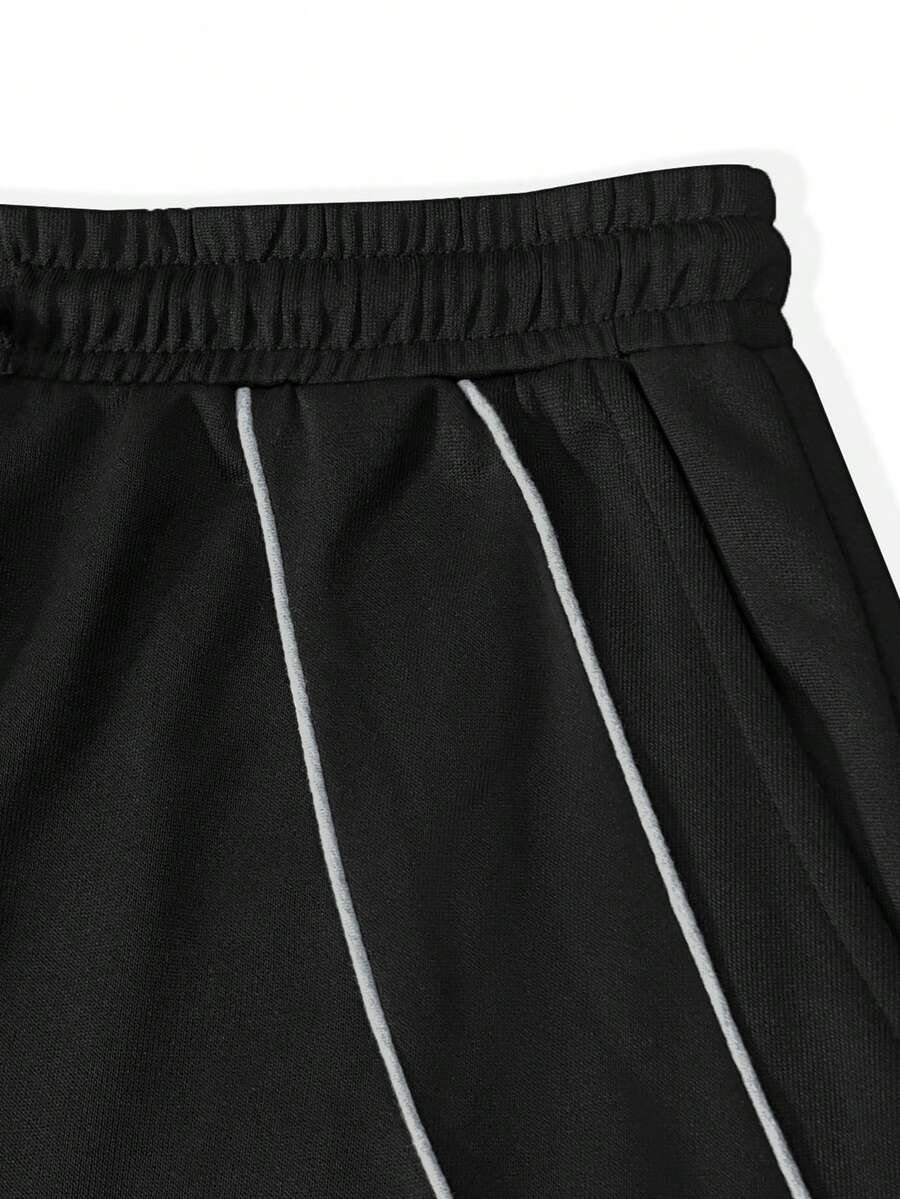 Men's Elastic Waist Strap-Divider Casual Sweatpants