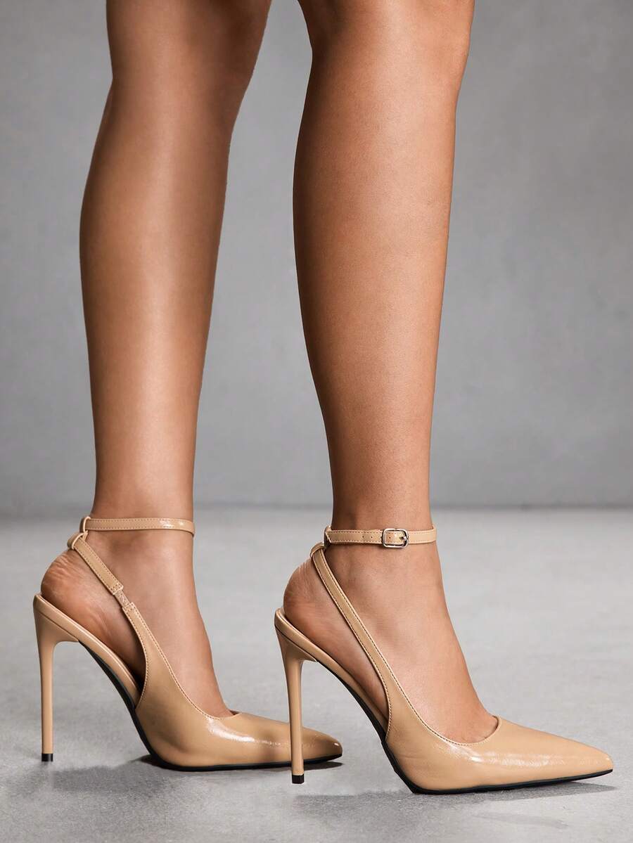 Women's Brown Leopard Print Stiletto High Heel Pumps