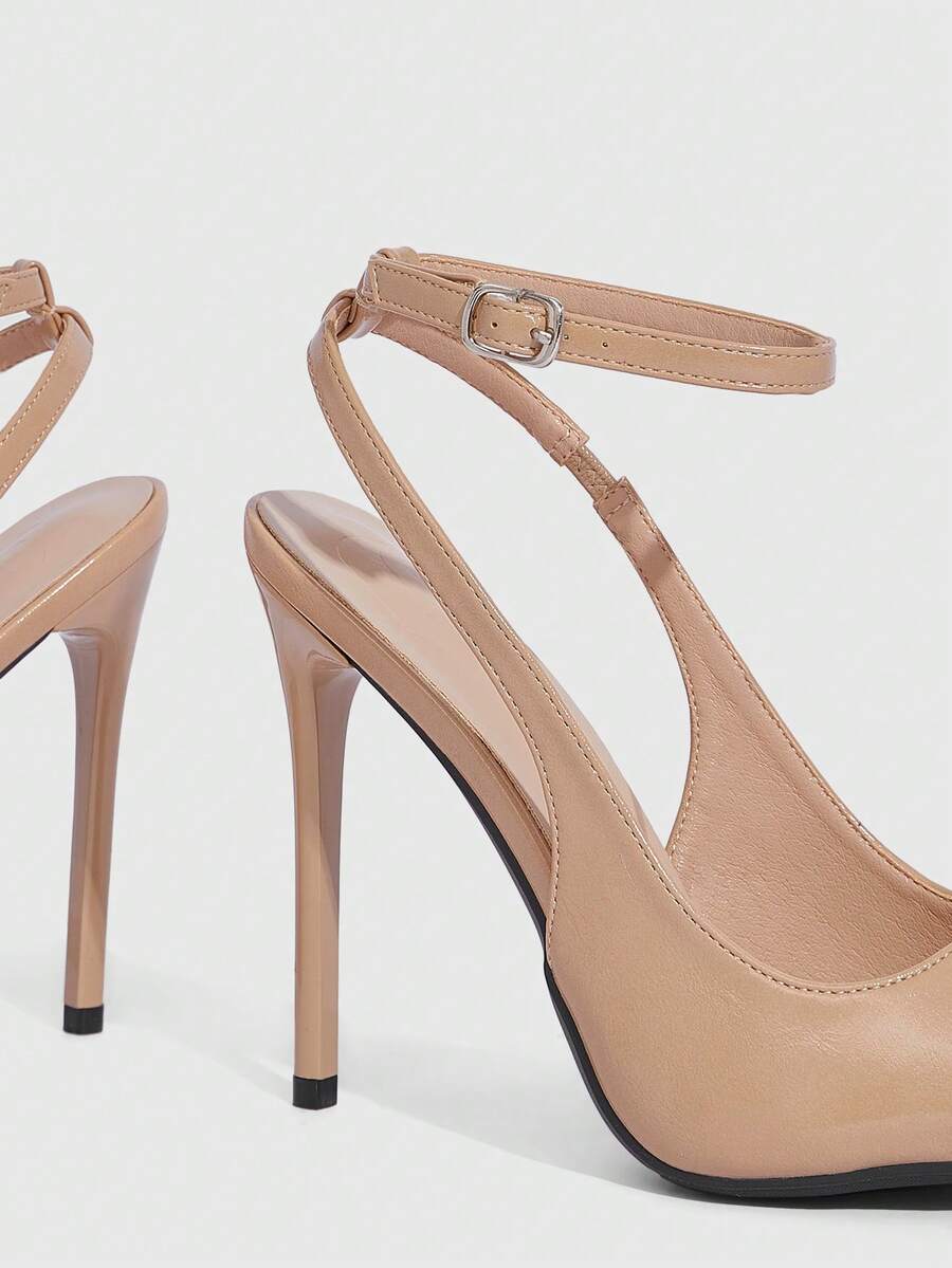 Women's Brown Leopard Print Stiletto High Heel Pumps