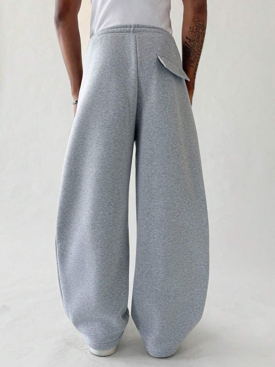 Men's Elastic Waist Strap-Divider Casual Sweatpants