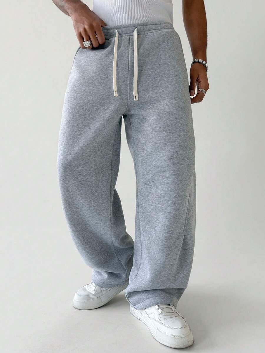Men's Elastic Waist Strap-Divider Casual Sweatpants