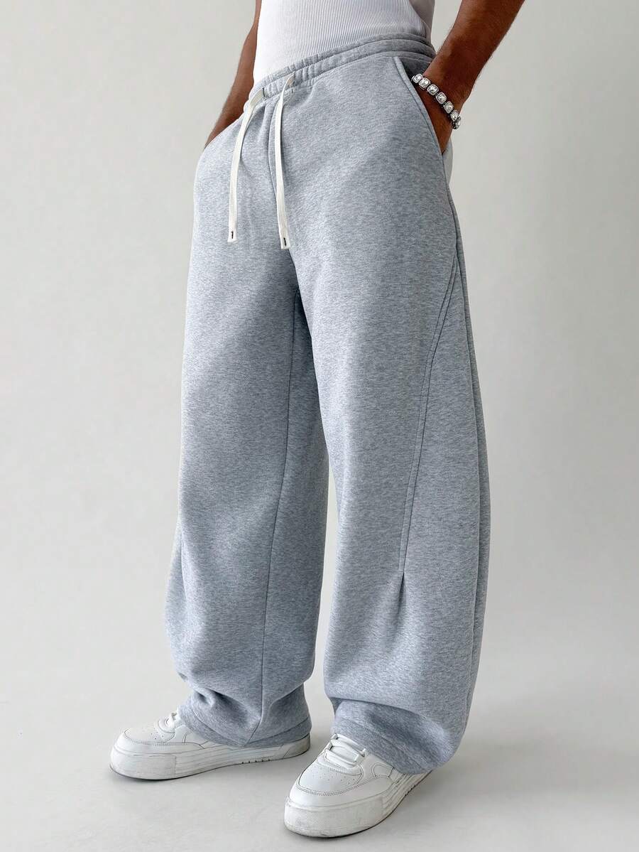 Men's Elastic Waist Strap-Divider Casual Sweatpants