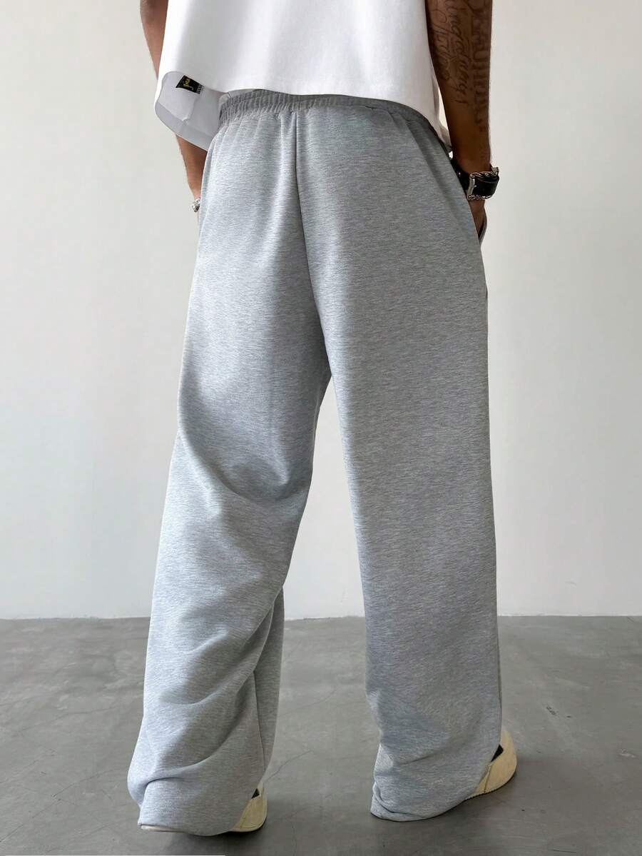 Men's Elastic Waist Strap-Divider Casual Sweatpants