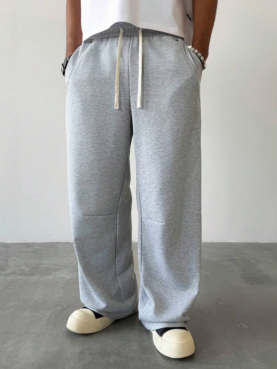 Men's Elastic Waist Strap-Divider Casual Sweatpants
