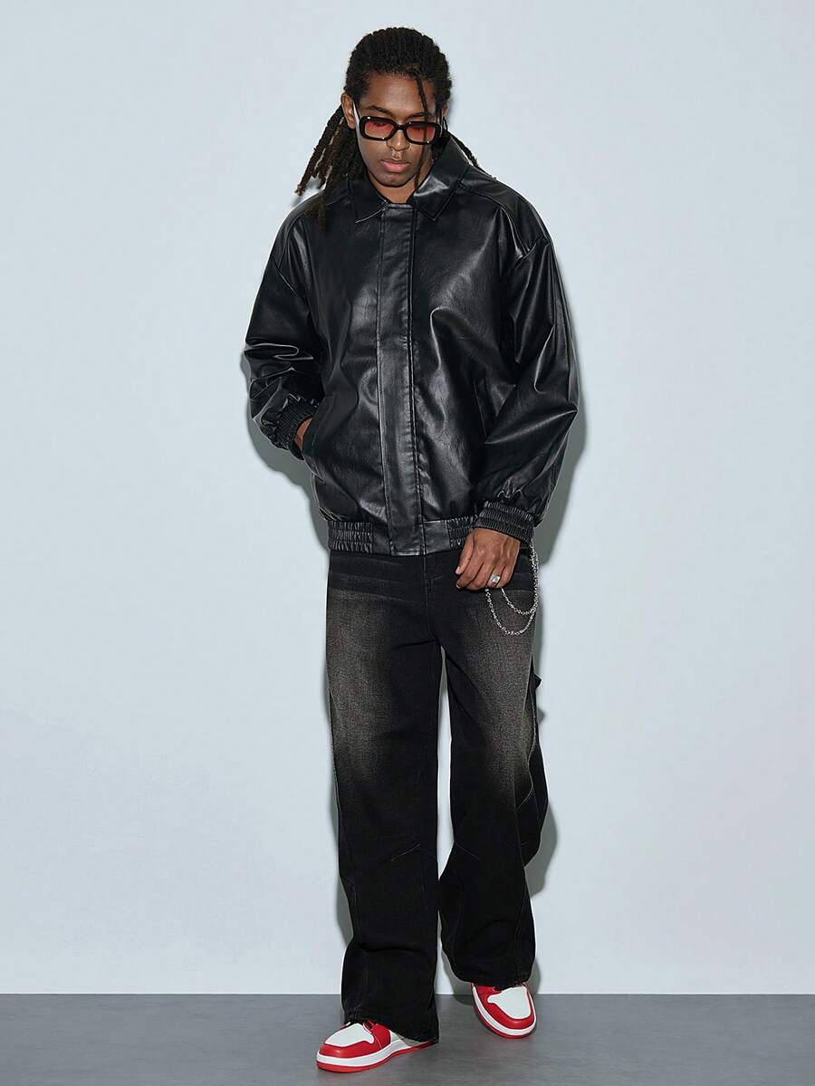 Men's Casual Leather Jacket