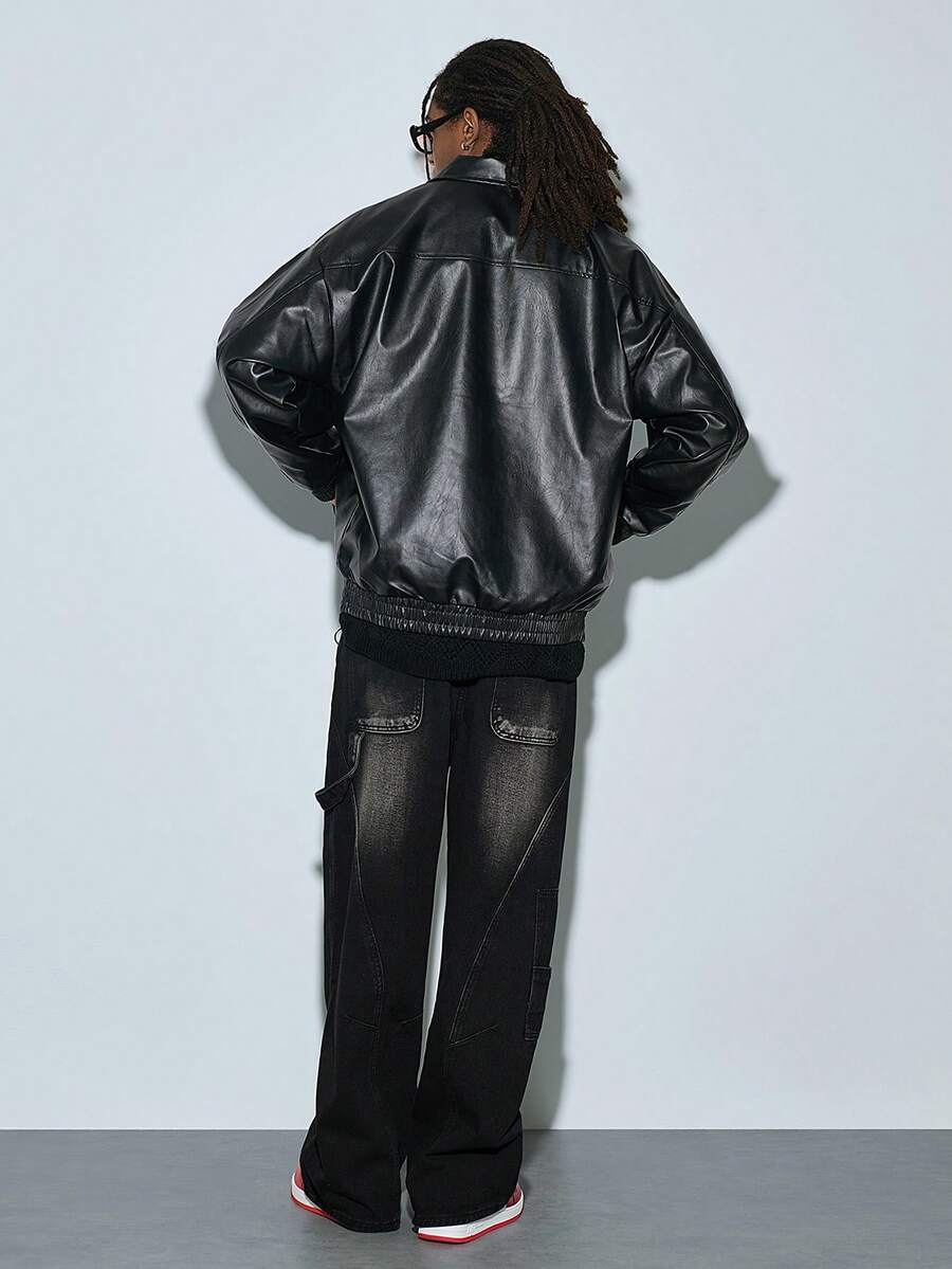 Men's Casual Leather Jacket
