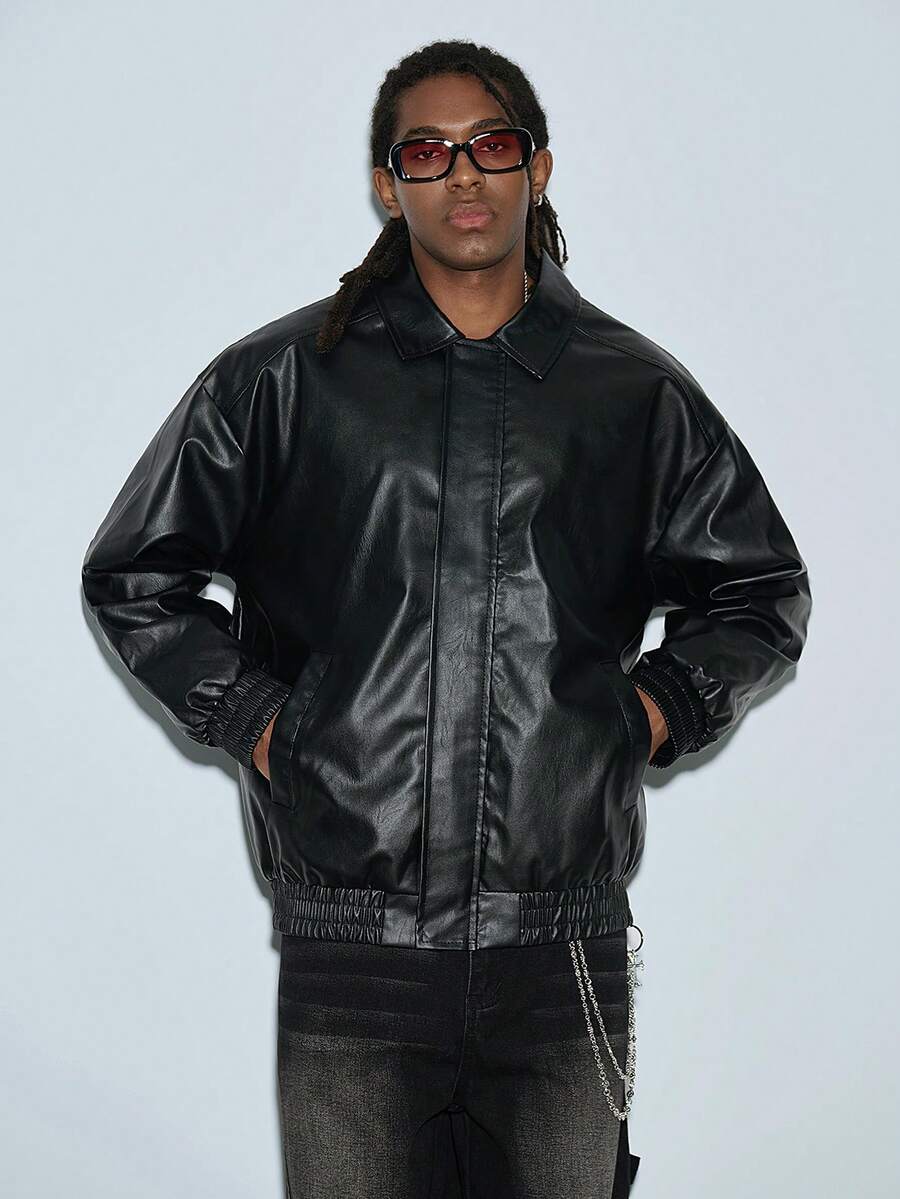 Men's Casual Leather Jacket