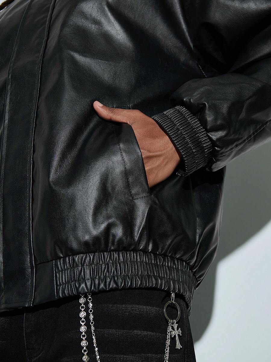 Men's Casual Leather Jacket