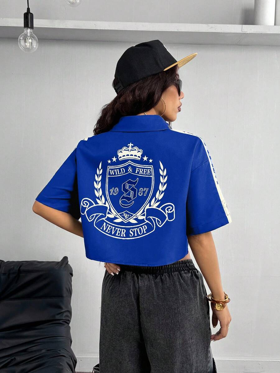 Women's Vintage Cropped Shirt