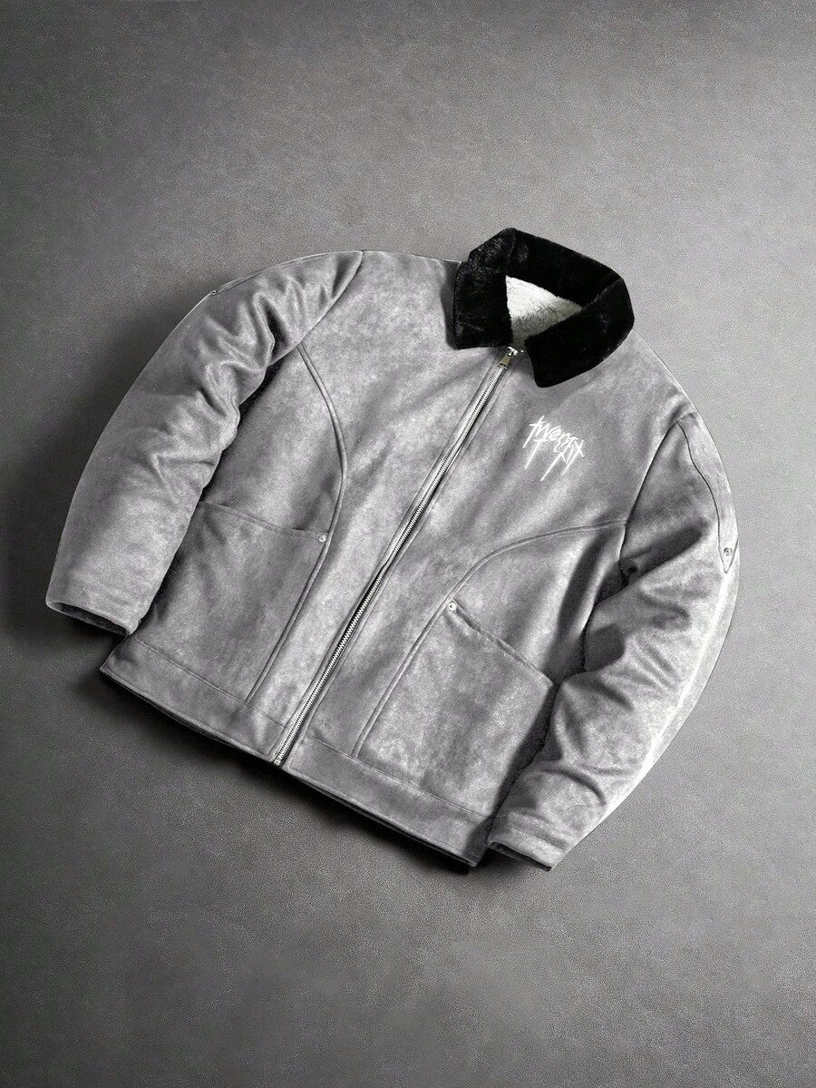 Men's Thermal Lined Turndown Collar Jacket
