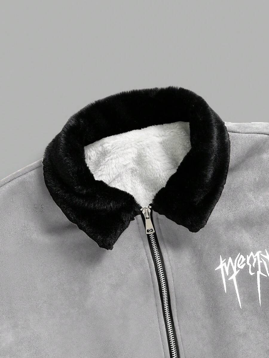 Men's Thermal Lined Turndown Collar Jacket