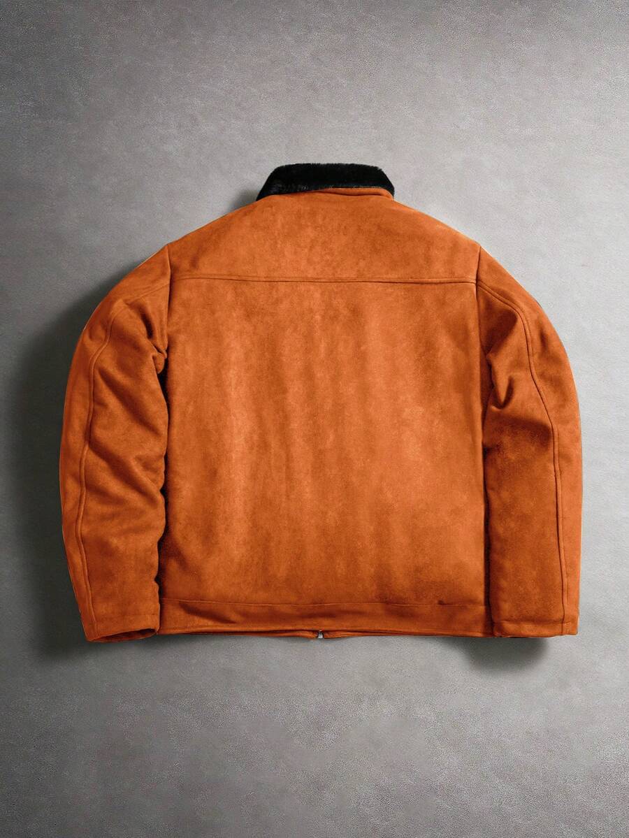 Men's Thermal Lined Turndown Collar Jacket