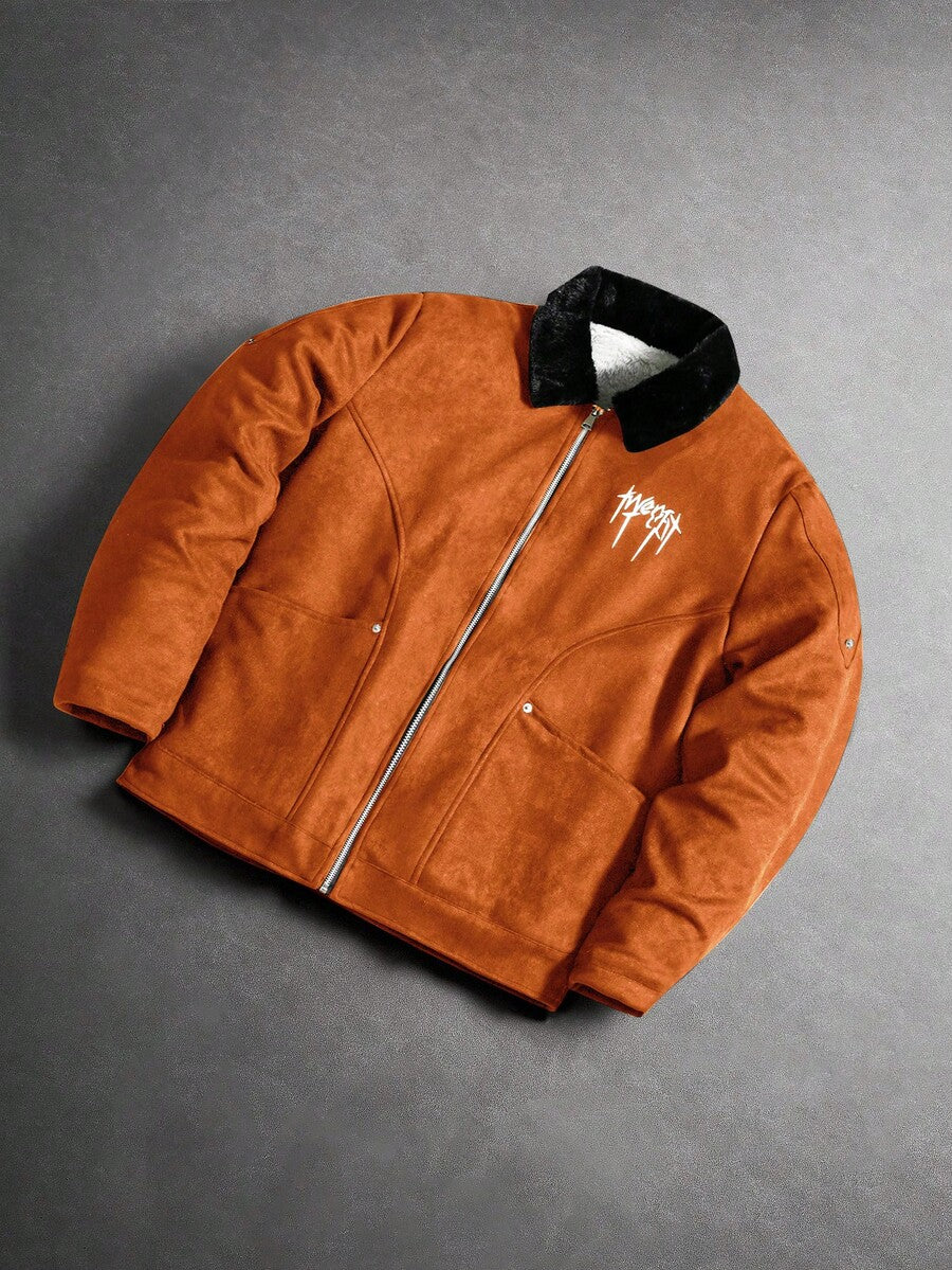 Men's Thermal Lined Turndown Collar Jacket