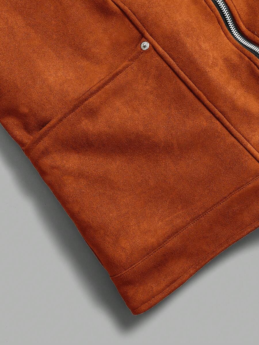 Men's Thermal Lined Turndown Collar Jacket