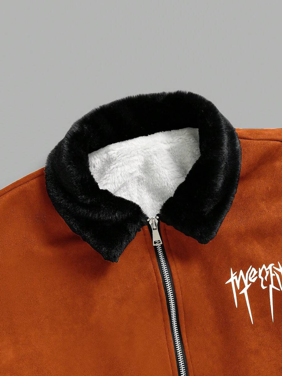 Men's Thermal Lined Turndown Collar Jacket