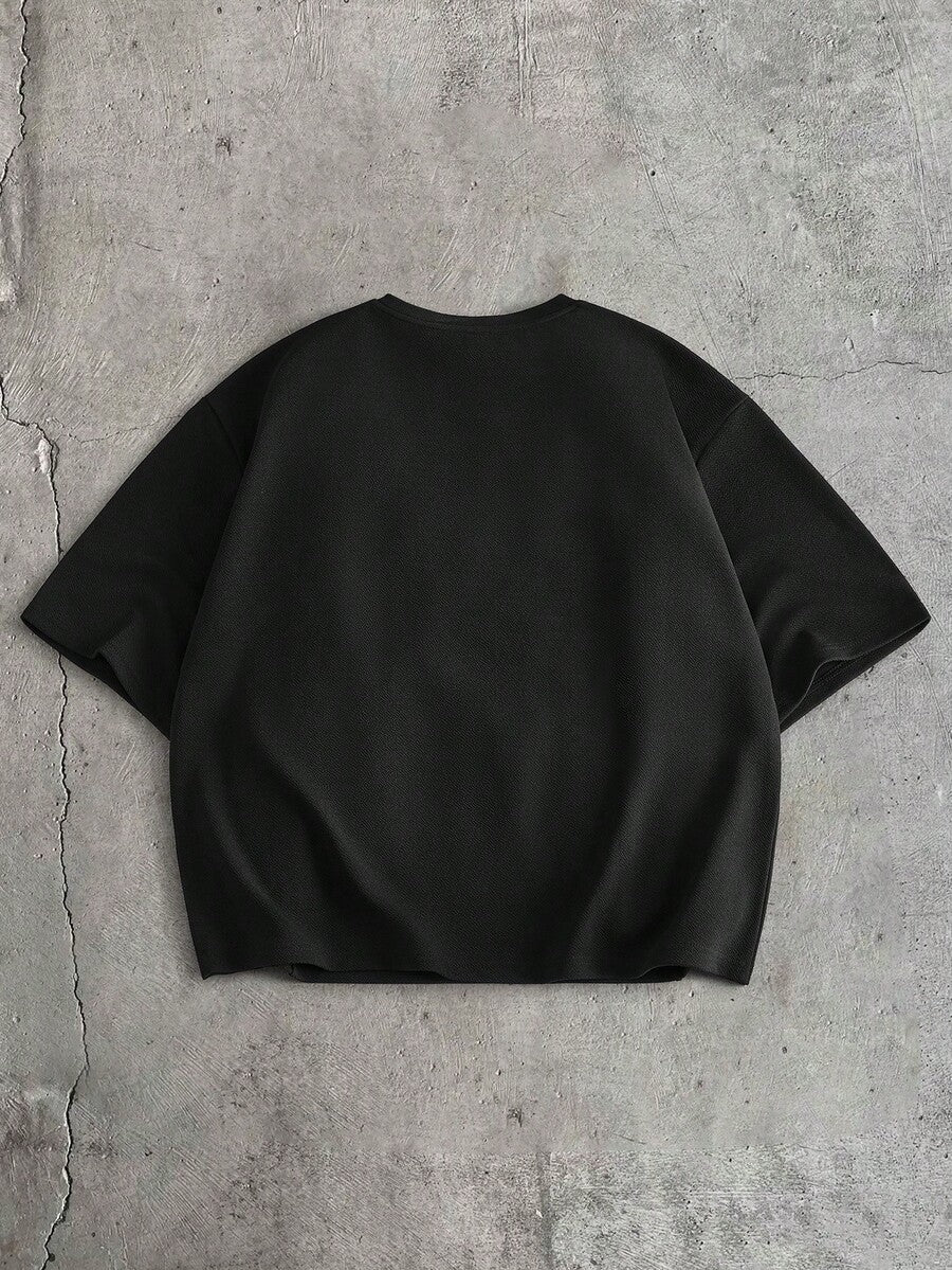 Geometric Print T-Shirt Wide Leg Pants