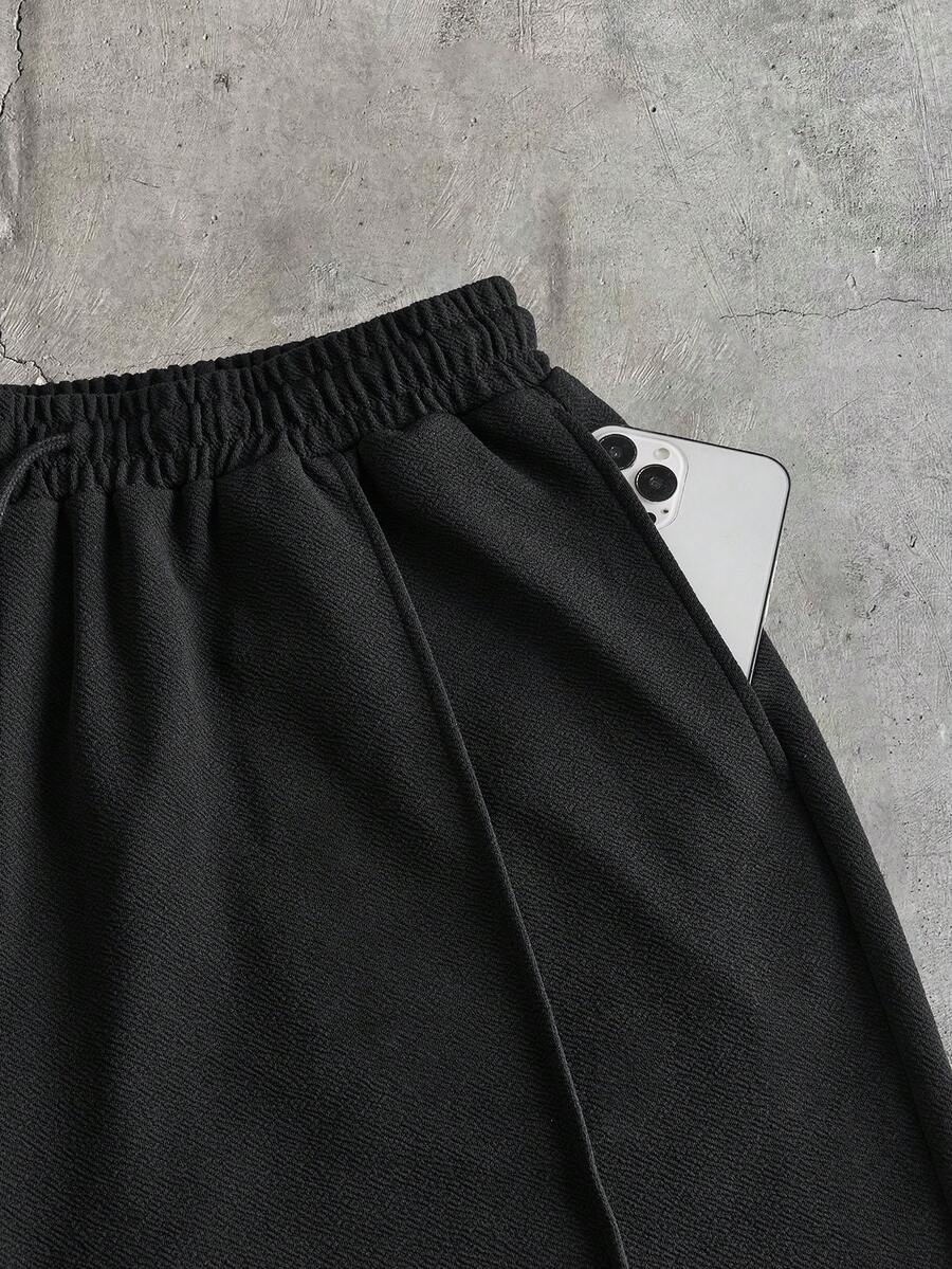 Geometric Print T-Shirt Wide Leg Pants