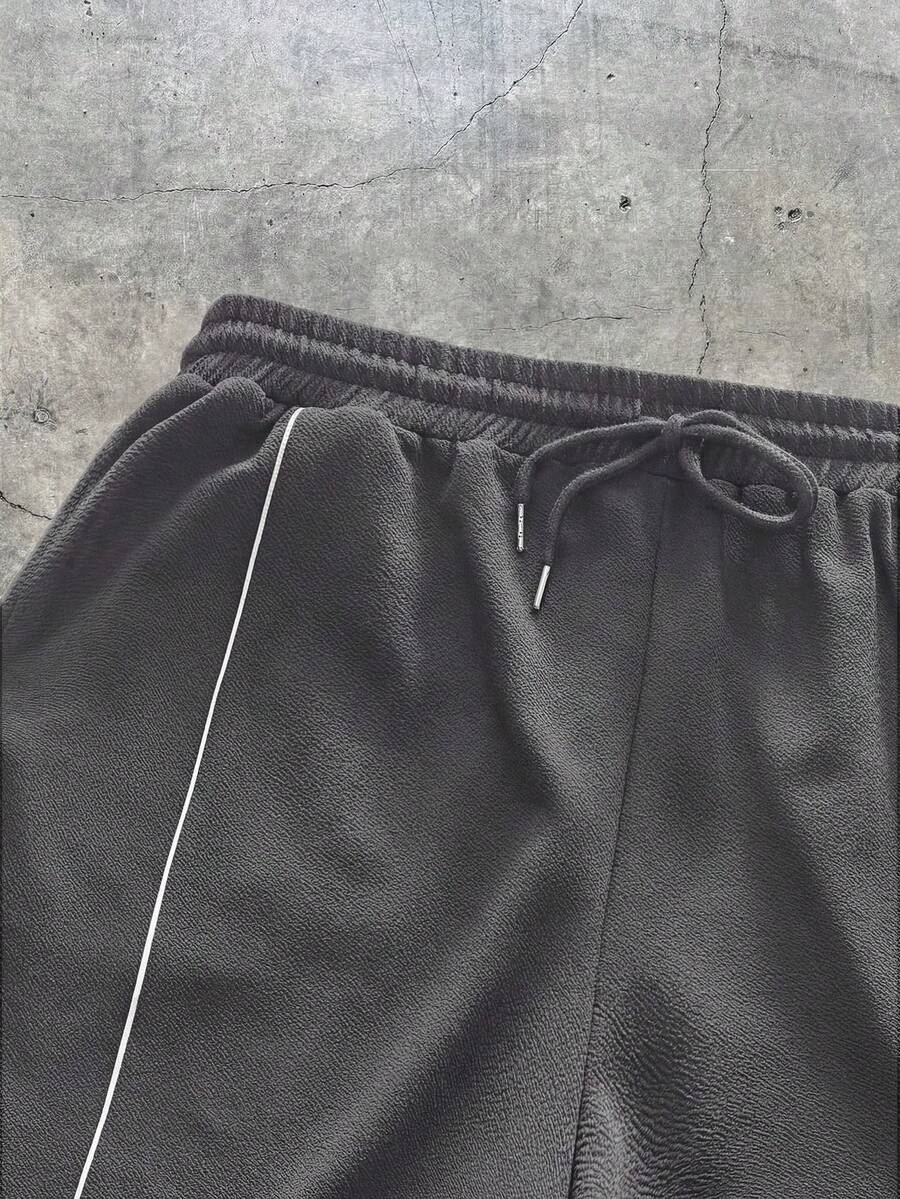 Geometric Print T-Shirt Wide Leg Pants