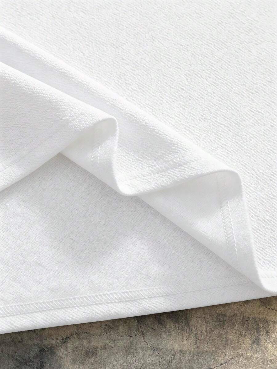 Geometric Print T-Shirt Wide Leg Pants