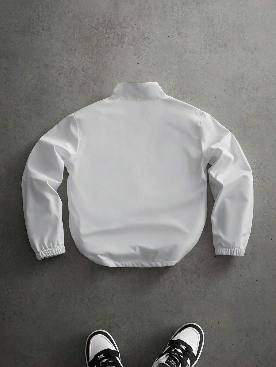 Men's Street Fashion Zip-Up Jacket
