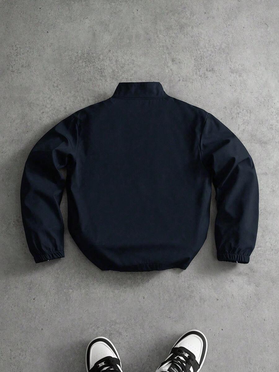 Men's Street Fashion Zip-Up Jacket
