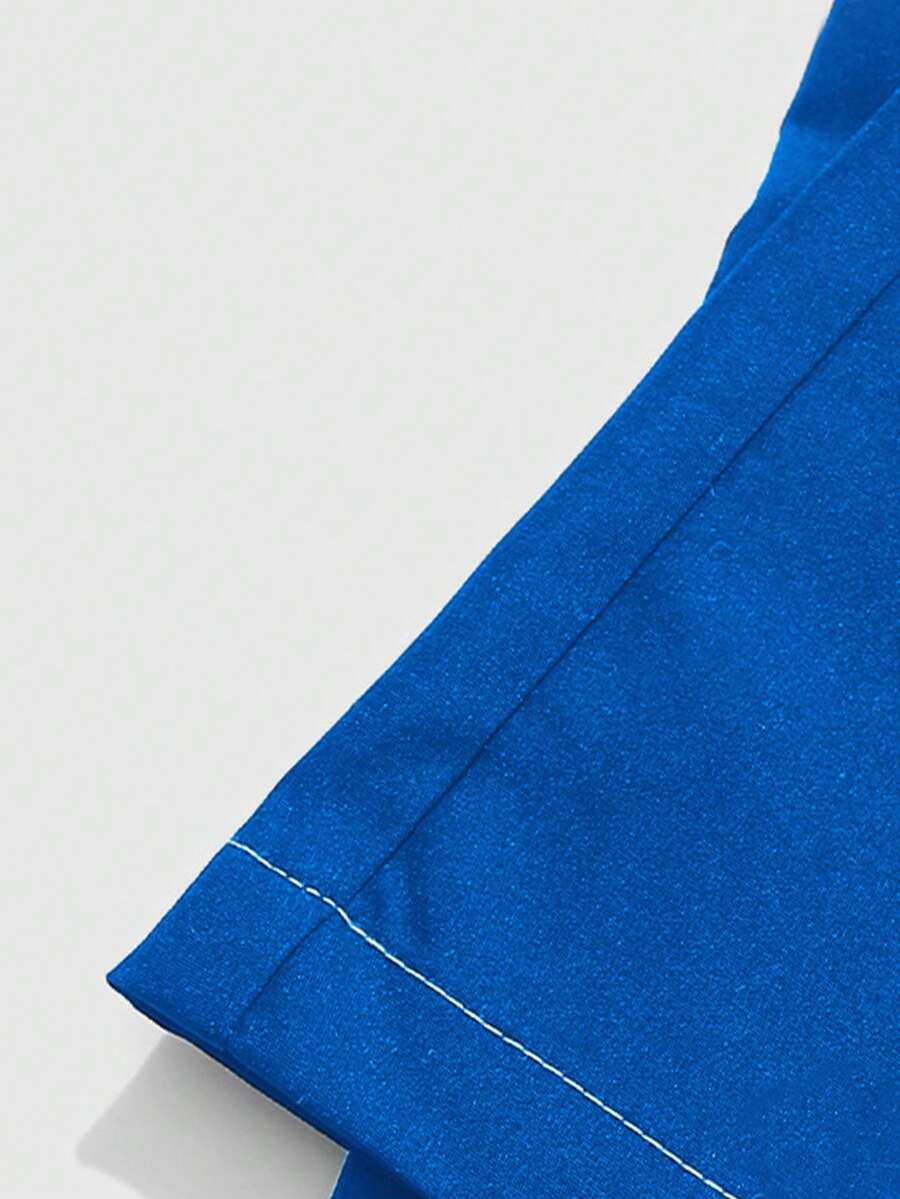 Men's 2-Piece Zip Collar Shirt & Slit-Hem Pants Set