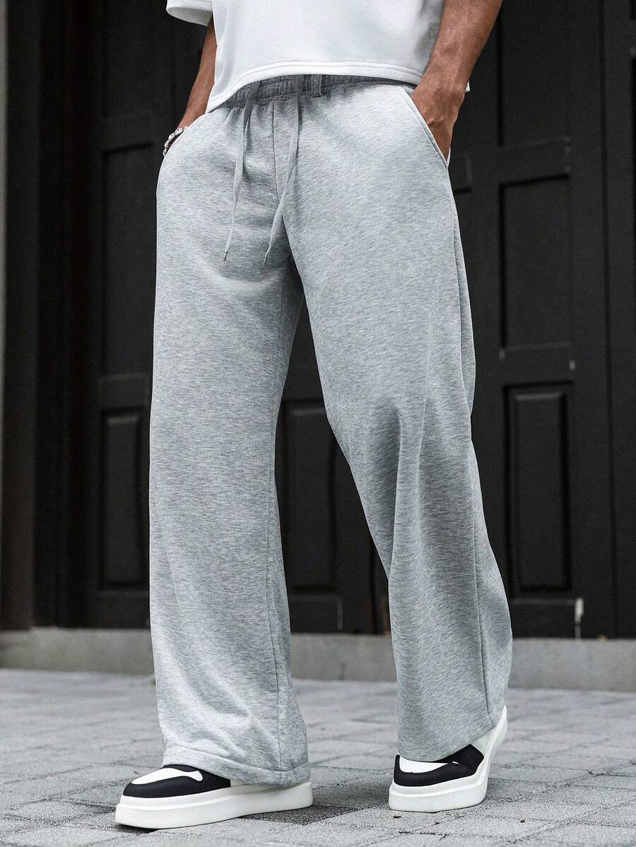 Men's Elastic Waist Strap-Divider Casual Sweatpants